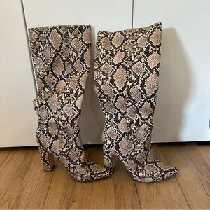 Express Snake Skin Boots